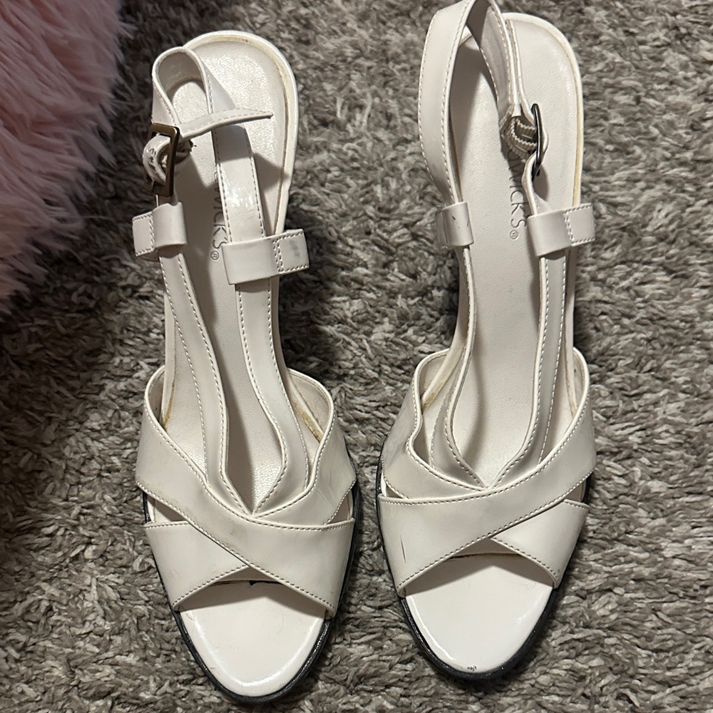 Chadwicks Cream Strappy Sandals